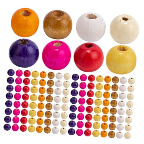 Beatifufu Holzperlen ca DIY Schmuckperlen zum Auffädeln Natürliche Glatte Farbenfrohe Bastelperlen für Armbänder Halsketten Garland Beatifufu Holzperlen ca DIY Schmuckperlen zum Auffädeln Natürliche Glatte Farbenfrohe Bastelperlen für Armbänder Halsketten Garland von Beatifufu