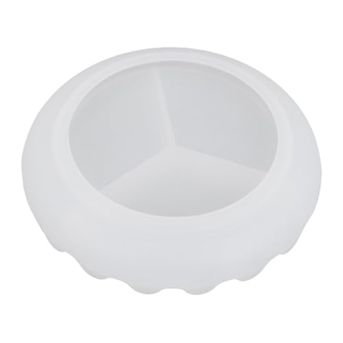 Beatifufu Kristall Epoxidharz Silikonform Rundes Flaches DIY Gießform Umweltfreundlich Non Stick Leicht zu Reinigen für Kreative Bastelprojekte von Beatifufu