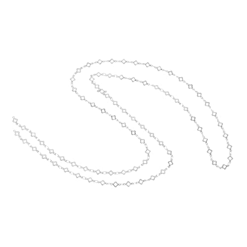 Beatifufu Kupferkette mit Hohlem Vierblättrigem Kleeblatt Design Verstellbare Schmuckkette für Diy Armbänder und Halsketten Flexible Bastelketten für Schmuckherstellung von Beatifufu