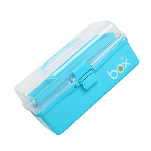 Beatifufu Lagige Tragbare Malwerkzeug aufbewahrungsbox Multifunktionale Kunststoff organizerbox für Robuste Leichte Aufbewahrungslösung in See blau für Kunstbedarf Beatifufu Lagige Tragbare Malwerkzeug aufbewahrungsbox Multifunktionale Kunststoff organizerbox für Robuste Leichte Aufbewahrungslösung in See blau für Kunstbedarf von Beatifufu