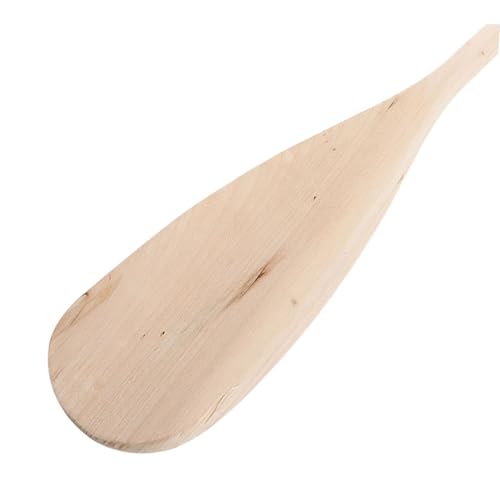 Beatifufu Leichtes Robustes Holzpaddel Unisex Bootspaddel für Kanus Kajaks Schlauchboote und Flussfahrten Vielseitiges Ruder für Wasseraktivitäten und Kinderboote von Beatifufu