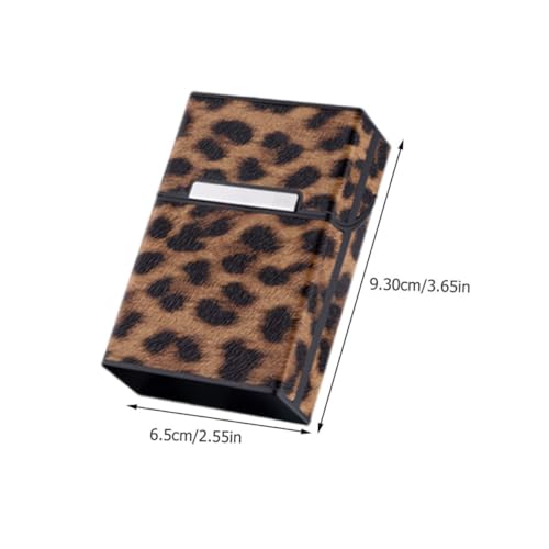 Beatifufu Leopard Muster Zigarettenetui Schutzhülle mit Magnetverschluss Bruchsicherer und Waschbarer Kunststoff Tragbare Zigarettenbox für Zigaretten Stoßfest Feuchtigkeitsbeständig und Beatifufu Leopard Muster Zigarettenetui Schutzhülle mit Magnetverschluss Bruchsicherer und Waschbarer Kunststoff Tragbare Zigarettenbox für Zigaretten Stoßfest Feuchtigkeitsbeständig und von Beatifufu