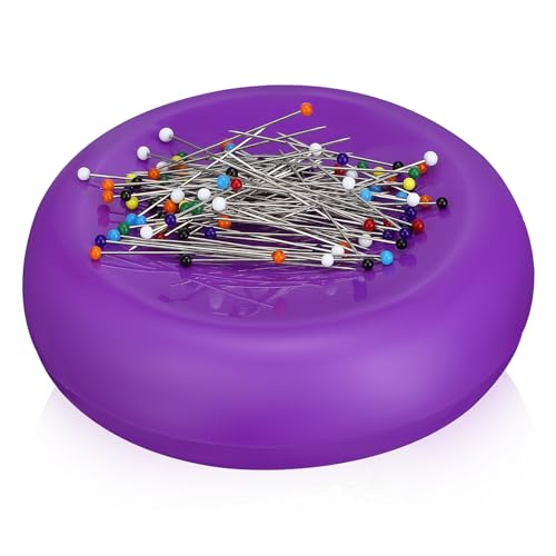 Beatifufu Magnetisches Nadelkissen mit Starkem Magnet und Großem Fassungsvermögen Positionierungsnadeln Langlebiger Nadelhalter für Quilten Nähen und Handarbeiten von Beatifufu