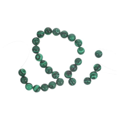 Beatifufu Malachit Perlen Runde Lose Schmuckperlen für DIY Armbänder Basteln Kreative Handarbeit Zubehör Strang Naturstein Bastelperlen für Schmuckherstellung Beatifufu Malachit Perlen Runde Lose Schmuckperlen für DIY Armbänder Basteln Kreative Handarbeit Zubehör Strang Naturstein Bastelperlen für Schmuckherstellung von Beatifufu