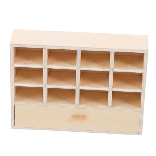 Beatifufu Miniatur Schubladenschrank aus Holz für Puppenhaus mit Mehreren Fächern Kompakter Aufbewahrungsschrank DIY unbehandeltes Miniaturmöbel für Puppenhausküche und Dekoration Beatifufu Miniatur Schubladenschrank aus Holz für Puppenhaus mit Mehreren Fächern Kompakter Aufbewahrungsschrank DIY unbehandeltes Miniaturmöbel für Puppenhausküche und Dekoration von Beatifufu