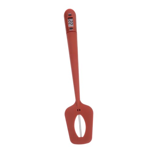 Beatifufu Multifunktionales Backthermometer mit Digitaler Temperaturanzeige und Lebensmittelechtem Silikonspatel Präzises Messen für Süßigkeiten Fleisch Schokolade Teig für Küchenprofis und von Beatifufu