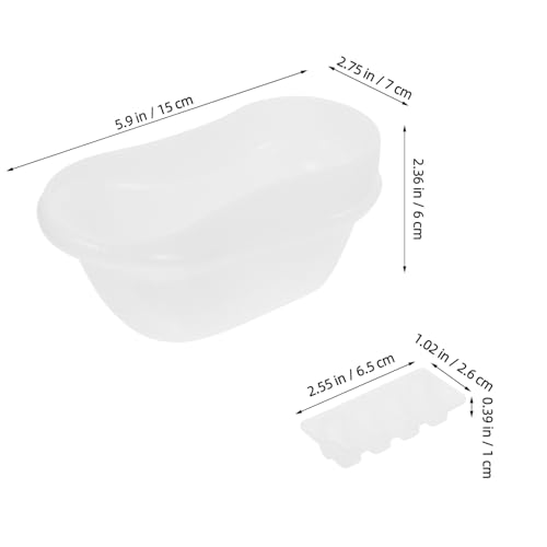 Beatifufu Non Stick Silikonform Badewannenform Gießform für DIY Epoxidharz Basteln Flexibel Reißfest Spülmaschinenfest Langlebig für Badewannen aufbewahrungsschale Beatifufu Non Stick Silikonform Badewannenform Gießform für DIY Epoxidharz Basteln Flexibel Reißfest Spülmaschinenfest Langlebig für Badewannen aufbewahrungsschale von Beatifufu