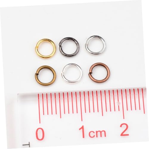 Beatifufu Offene Binderinge Metallringe in Mischfarben Langlebige DIY Sprungringe für Halsketten Armbänder Ohrringe Schmuckherstellung und Schlüsselanhänger Basteln von Beatifufu