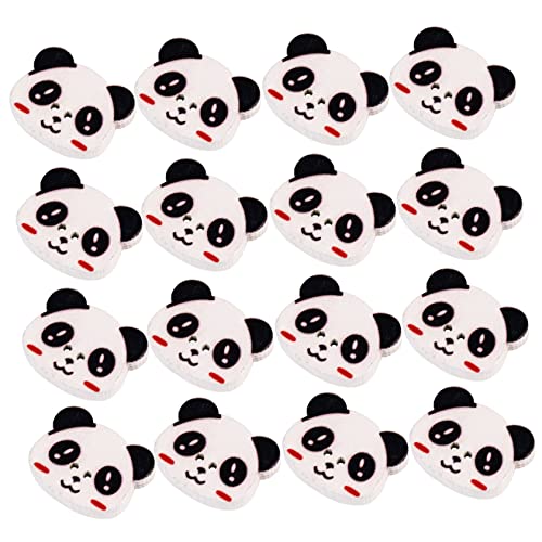 Beatifufu Panda-nähknöpfe Aus Holz 100 Stück Dekorative Knöpfe Zum Nähen Kreative Nähverschlüsse Für Diy-projekte von Beatifufu
