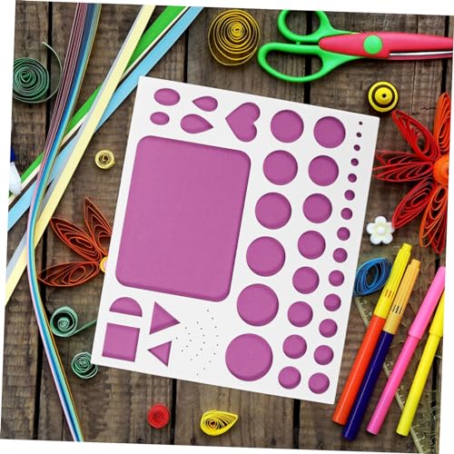Beatifufu Papier Quilling Board aus Langlebigem Kork Präzise Diy Schablone für Paper Quilling Kits Leichtes Tragbares für Anfänger und Kreative Bastelprojekte von Beatifufu