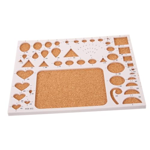 Beatifufu Papier Quilling Vorlage Präzises Wiederverwendbares DIY Bastelbrett für Anfänger und Fortgeschrittene Leichtes Langlebiges Werkzeug für Scrapbooking Vielseitig Nutzbar Tragbar und von Beatifufu