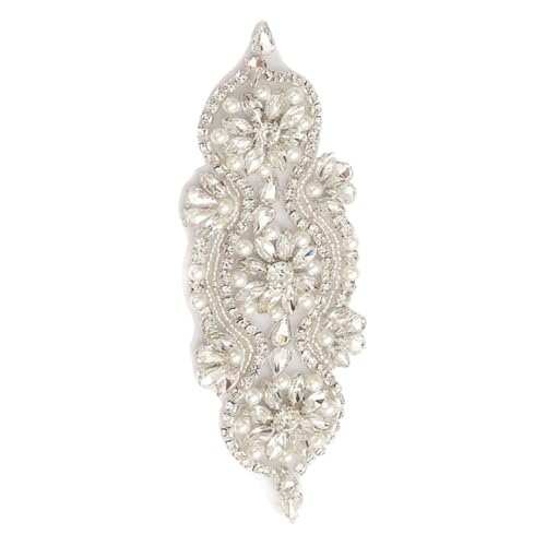 Beatifufu Perlen Strass applikation zum Aufnähen Funkelnde Brautgürtel dekoration für Hochzeiten Vielseitig für Kleider Kopfschmuck Taschen Handverzierte Schmuckstücke Silberfarben Beatifufu Perlen Strass applikation zum Aufnähen Funkelnde Brautgürtel dekoration für Hochzeiten Vielseitig für Kleider Kopfschmuck Taschen Handverzierte Schmuckstücke Silberfarben von Beatifufu