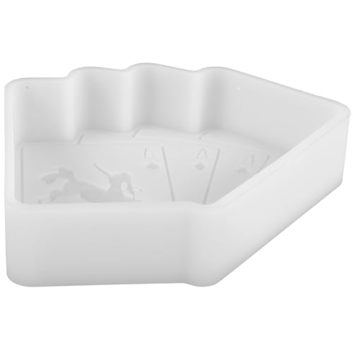 Beatifufu Poker Silikonform für DIY Anhänger Herstellung Langlebige Epoxidharz Gießform mit Glatter Oberfläche Flexibel und Verformungsbeständig für Individuelle Schmuck und Bastelprojekte von Beatifufu
