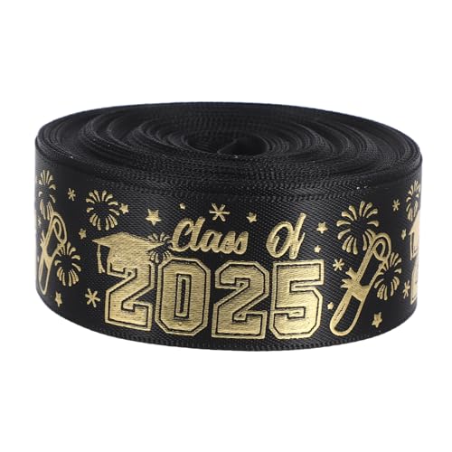 Beatifufu Polyester Geschenkband mit Eleganter Goldfolie Breit Rolle Hitzetransferdruck Abschlussband für Diy Geschenkverpackung Abschlussfeier Dekoration Langlebig Einfach zu Verwenden Beatifufu Polyester Geschenkband mit Eleganter Goldfolie Breit Rolle Hitzetransferdruck Abschlussband für Diy Geschenkverpackung Abschlussfeier Dekoration Langlebig Einfach zu Verwenden von Beatifufu