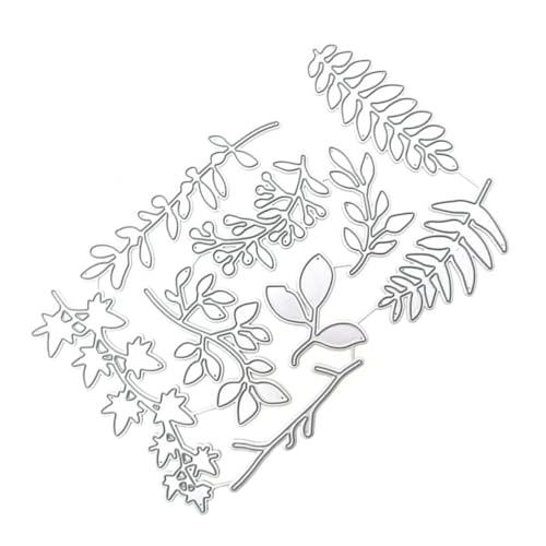 Beatifufu Prägeschablonen Stanzmaschine Leaf Embossing Stencils DIY Carbonstahl Stanzformen für Kartenherstellung Basteln Scrapbooking Zubehör Beatifufu Prägeschablonen Stanzmaschine Leaf Embossing Stencils DIY Carbonstahl Stanzformen für Kartenherstellung Basteln Scrapbooking Zubehör von Beatifufu
