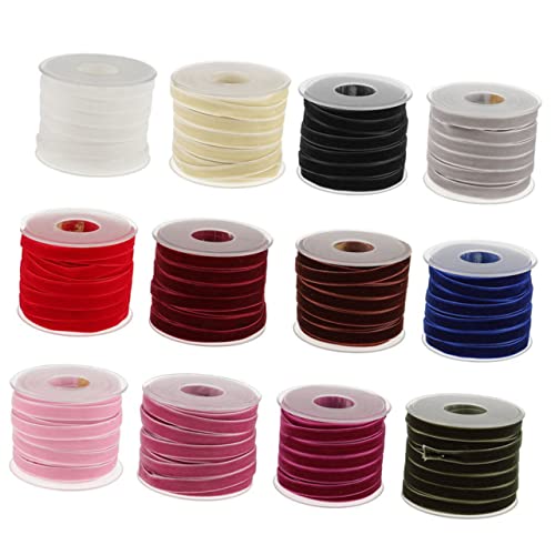 Beatifufu Samtband Breit Graues Flockiertes Geschenkband für Basteln DIY Dekoband für Hochzeit Party Geschenkverpackung Langlebiges Farbenfrohes Schmuck Zierband Beatifufu Samtband Breit Graues Flockiertes Geschenkband für Basteln DIY Dekoband für Hochzeit Party Geschenkverpackung Langlebiges Farbenfrohes Schmuck Zierband von Beatifufu
