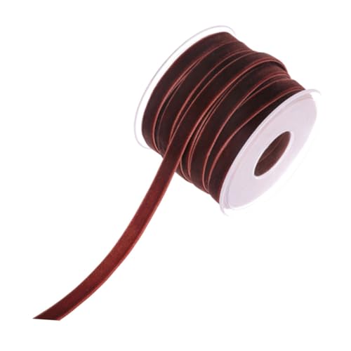 Beatifufu Samtband Geschenkband Yards Flockband für Geschenkverpackung DIY Dekoband Festliche Farbige Dekoration für Hochzeit Geburtstag Kaffee von Beatifufu