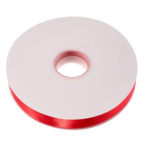 Beatifufu Satinband Breit aus Polyester Glattes Langlebiges Geschenkband für Hochzeit Dekoration Kuchenverzierung Geschenkverpackung und Bastelprojekte Anpassbare Farbintensives Rotes Beatifufu Satinband Breit aus Polyester Glattes Langlebiges Geschenkband für Hochzeit Dekoration Kuchenverzierung Geschenkverpackung und Bastelprojekte Anpassbare Farbintensives Rotes von Beatifufu