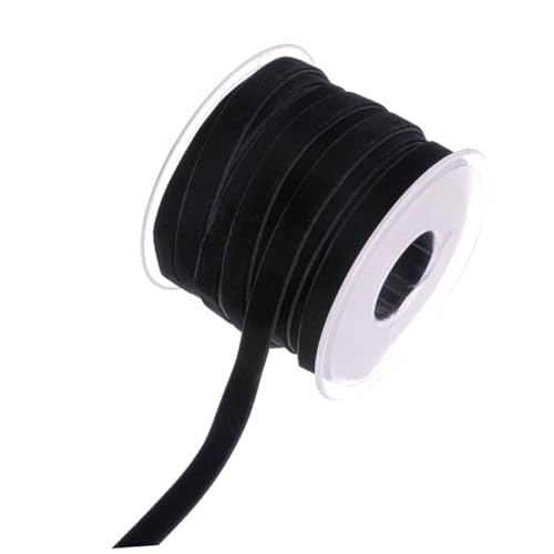 Beatifufu Schwarzes Flockband Yards Langlebiges Geschenkband und Stoffzubehör Samtiges Dekorationsband für Hochzeit Party und DIY Bastelarbeiten Beatifufu Schwarzes Flockband Yards Langlebiges Geschenkband und Stoffzubehör Samtiges Dekorationsband für Hochzeit Party und DIY Bastelarbeiten von Beatifufu