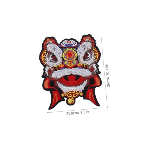 Beatifufu Sew Lion Applique Patch Dekoratives Kleidungszubehör Robust Für Jacken Hosen Kleidung Reparatur und Dekoration Beatifufu Sew Lion Applique Patch Dekoratives Kleidungszubehör Robust Für Jacken Hosen Kleidung Reparatur und Dekoration von Beatifufu