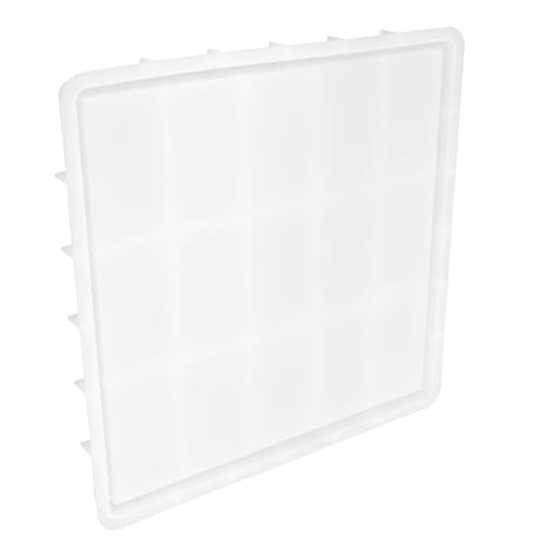 Beatifufu Silikon Tray Form für Schmucktablett Flexible Gussform für DIY Epoxidharz Leicht Kompakt Weiches Material Vielseitig für Zuhause und Büro Weiß von Beatifufu