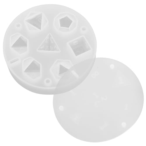Beatifufu Silikon Würfel Gießform Polyedrisch für DIY Schmuckgießen und Handgefertigte Gaming Würfel Flexible Langlebige Form mit Präzisen Kanten für Faire Würfelspiele und Vielseitige von Beatifufu