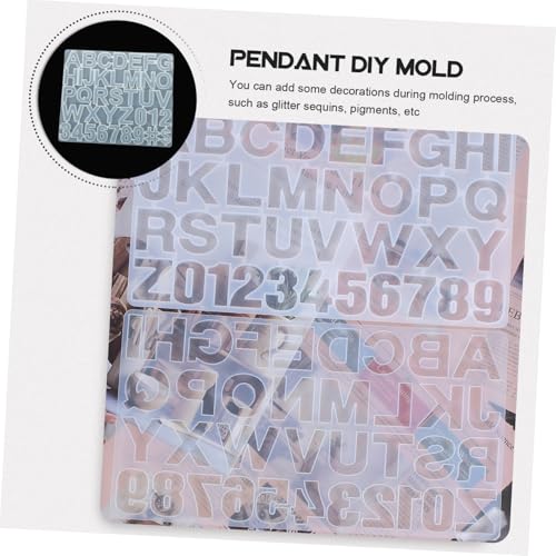 Beatifufu Silikonform Buchstaben und Zahlen für DIY Schmuck Anhänger Gießform Flexible Epoxidharzform zum Basteln von Handgemachten Schmuckstücken Leicht und Kompakt für Kreative Beatifufu Silikonform Buchstaben und Zahlen für DIY Schmuck Anhänger Gießform Flexible Epoxidharzform zum Basteln von Handgemachten Schmuckstücken Leicht und Kompakt für Kreative von Beatifufu