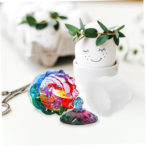 Beatifufu Silikonform Schmuck Aufbewahrungsdose Gießform mit Deckel DIY Bastelset Langlebig Wiederverwendbar für Resin Harz Kunst und Individuelle Dekorationen von Beatifufu