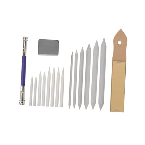 Beatifufu Skizzenwerkzeug mit Radiergummi Extender und Erasable Sandpaper Teiliges Zeichenset für Anfänger zum Anspitzen von Stiften und Pastell Zubehör Beatifufu Skizzenwerkzeug mit Radiergummi Extender und Erasable Sandpaper Teiliges Zeichenset für Anfänger zum Anspitzen von Stiften und Pastell Zubehör von Beatifufu