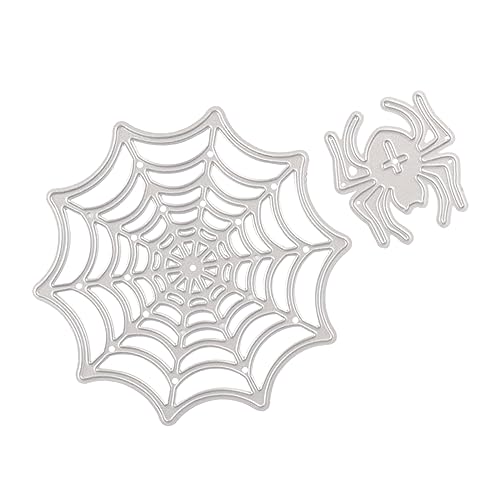 Beatifufu Stanzschablone Spinnennetz aus DIY Cutting Dies für Scrapbooking Prägen und Basteln Silberne Stanzform für Halloween Glatte Oberfläche Langlebiges Carbonstahl Muster Beatifufu Stanzschablone Spinnennetz aus DIY Cutting Dies für Scrapbooking Prägen und Basteln Silberne Stanzform für Halloween Glatte Oberfläche Langlebiges Carbonstahl Muster von Beatifufu