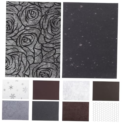 Beatifufu Teiliges Scrapbook Papier Strukturiertes Musterpapier für DIY Bastelprojekte Leichtes Elegantes Art Paper Vielseitiges Handwerksmaterial für Planer Alben Grußkarten Originelles von Beatifufu