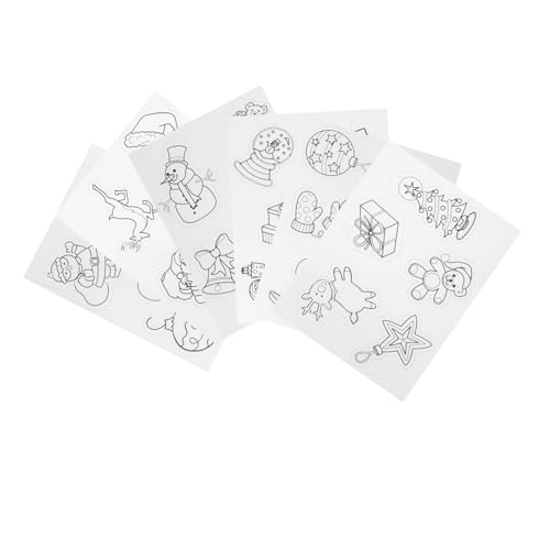 Beatifufu Teiliges Weihnachts Heat Shrink mit Muster Schrumpffolie für DIY Basteln Einfache Handhabung Kindgerechtes Material für Weihnachtsdeko und Geschenkideen Beatifufu Teiliges Weihnachts Heat Shrink mit Muster Schrumpffolie für DIY Basteln Einfache Handhabung Kindgerechtes Material für Weihnachtsdeko und Geschenkideen von Beatifufu