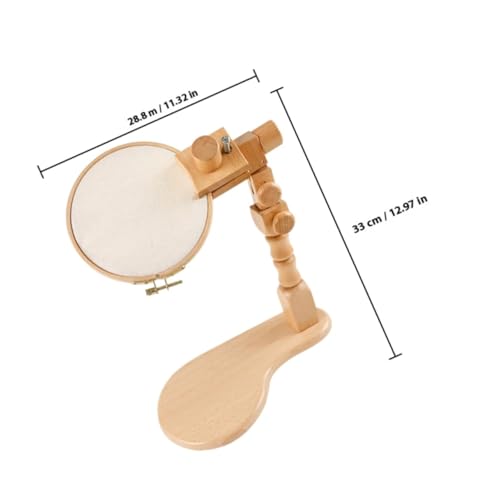 Beatifufu Verstellbarer Stickrahmen aus Buchenholz mit Drehfunktion Höhenverstellbarer Kreuzstichständer für Anfänger und Profis Kompakter Tisch stickständer für Heim stickprojekte Beatifufu Verstellbarer Stickrahmen aus Buchenholz mit Drehfunktion Höhenverstellbarer Kreuzstichständer für Anfänger und Profis Kompakter Tisch stickständer für Heim stickprojekte von Beatifufu