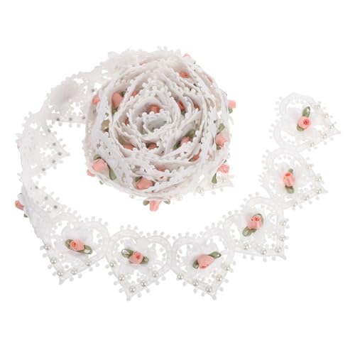 Beatifufu Weiße Blumen-spitzenborte mit Perlen Bestickte Herzapplikationen Vintage Stickerei Handgefertigt Diy-nähzubehör für Brautkleider Hochzeitsdeko Partybekleidung Beatifufu Weiße Blumen-spitzenborte mit Perlen Bestickte Herzapplikationen Vintage Stickerei Handgefertigt Diy-nähzubehör für Brautkleider Hochzeitsdeko Partybekleidung von Beatifufu