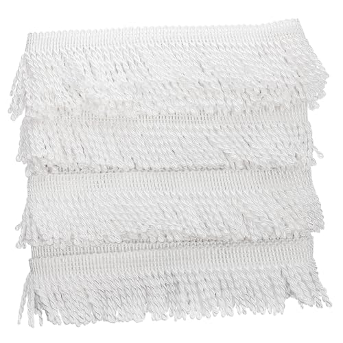 Beatifufu Weiße Fransenborte aus Polyester Breit für DIY Vorhang Sofadekor Stilvolle Tassel Spitzenborte zum Nähen Vielseitiges Gardinenband für Heimtextilien und Bastelprojekte Beatifufu Weiße Fransenborte aus Polyester Breit für DIY Vorhang Sofadekor Stilvolle Tassel Spitzenborte zum Nähen Vielseitiges Gardinenband für Heimtextilien und Bastelprojekte von Beatifufu