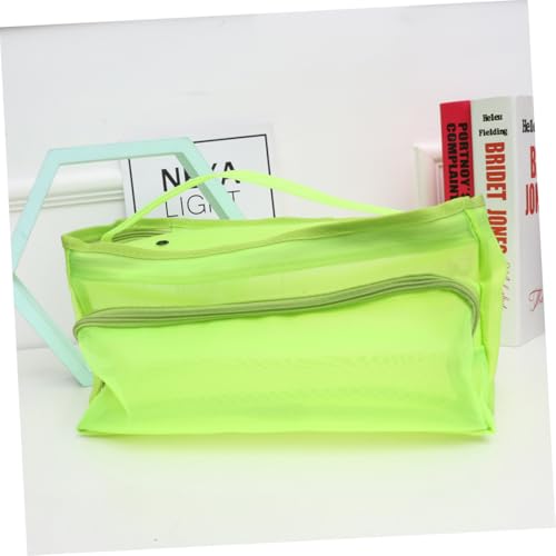 Beatifufu Wolltasche Netzbeutel mit Drei Belüftungslöchern Leichtes Nylon Mesh Faltbarer Strickprojektbeutel Tragbare Aufbewahrungstasche für Praktische Strickzeugtasche für Zuhause und von Beatifufu