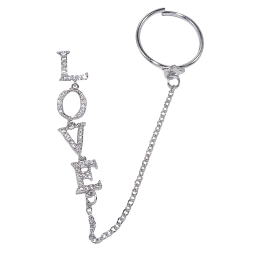 Beatifufu Zircon Nail Art Charms mit Love kette Silberfarben für Natürliche und Künstliche Nägel Modische Nagelschmuck dekoration Einfach Anzubringen Glänzend und Luxuriös für Frauen und Beatifufu Zircon Nail Art Charms mit Love kette Silberfarben für Natürliche und Künstliche Nägel Modische Nagelschmuck dekoration Einfach Anzubringen Glänzend und Luxuriös für Frauen und von Beatifufu