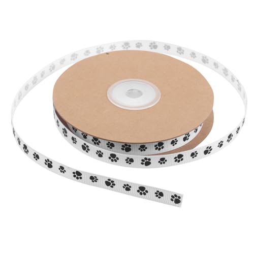 Polyester Ripsband für Haustierbekleidung und Dekorationen Niedliches Tiermuster Yards für Bastelprojekte und Geschenkverpackungen von Beatifufu