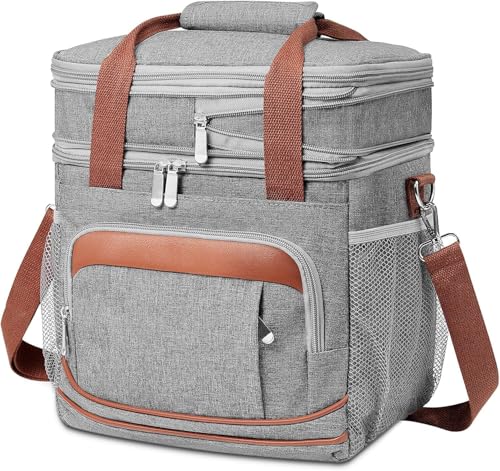 kühltasche faltbar für Männer – Ausziehbares, robustes Mittagessen-Set, extra große Lunchtasche mit verstellbarem Schultergurt für Arbeiter, Berufstätige und Erwachsene kühltasche faltbar für Männer – Ausziehbares, robustes Mittagessen-Set, extra große Lunchtasche mit verstellbarem Schultergurt für Arbeiter, Berufstätige und Erwachsene von Beaulyn