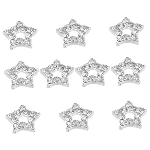 10 Stück Sternförmige Nagelcharms Funkelnde Nageldekorationen für Maniküre Diy Nagelkunst Zubehör für Vielseitig Einsetzbar für Nagelgestaltungen 10 Stück Sternförmige Nagelcharms Funkelnde Nageldekorationen für Maniküre Diy Nagelkunst Zubehör für Vielseitig Einsetzbar für Nagelgestaltungen von Beaupretty