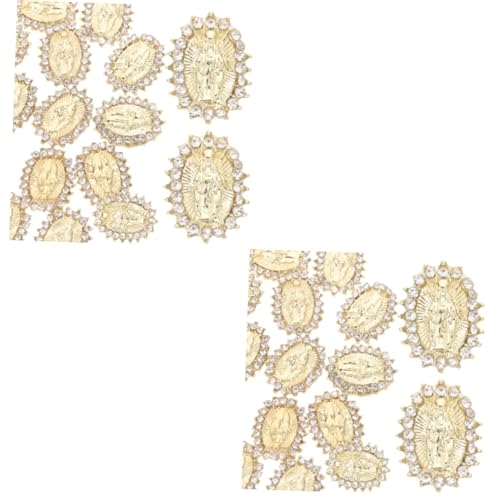 2 Sätze Nail Art Charms Glitzernde Dekorationen Für Stilvolle Nagelkunst Leichte Und Langlebige Accessoires Für Maniküren Und Vielseitige Anwendungen 20 Stück * 2 von Beaupretty