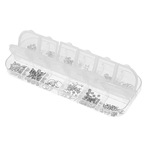 3 Box Boxen Glitzer Charms Dekoration für Maniküre Zubehör Diy Nail Art ca Vielseitig Einsetzbar für Schmuck und Bastelprojekte von Beaupretty