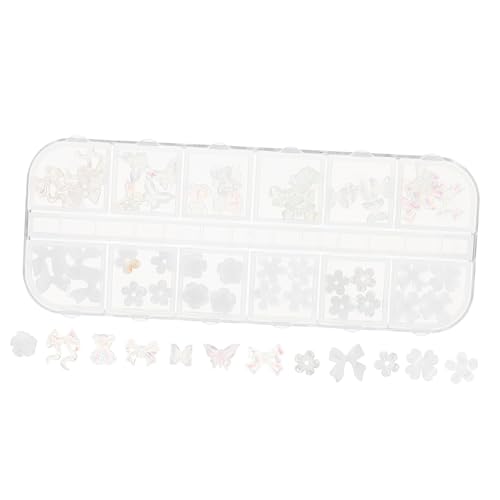 Beaupretty 1 Karton Teiliges Nail Art mit Resin Blumen und Schleifen Schimmernde Nagelverzierung für DIY Maniküre Einfache Anwendung für Natürliche und Künstliche Nägel Geeignet für Damen Beaupretty 1 Karton Teiliges Nail Art mit Resin Blumen und Schleifen Schimmernde Nagelverzierung für DIY Maniküre Einfache Anwendung für Natürliche und Künstliche Nägel Geeignet für Damen von Beaupretty
