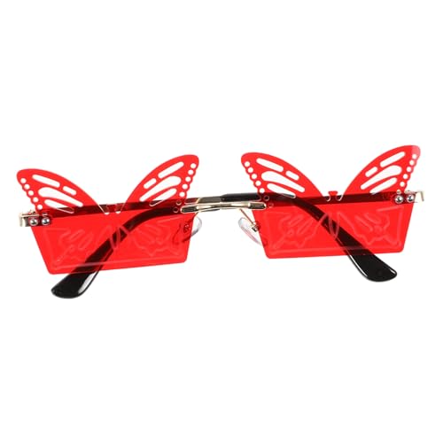 Beaupretty 1 Paar Goldrahmen rote Sonnenbrille Neuheitsbrillen für Erwachsene Junggesellinnenabschied ovale sonnenbrille Gläser Party Sonnenbrille rahmenlose sonnenbrillen für damen Stk Beaupretty 1 Paar Goldrahmen rote Sonnenbrille Neuheitsbrillen für Erwachsene Junggesellinnenabschied ovale sonnenbrille Gläser Party Sonnenbrille rahmenlose sonnenbrillen für damen Stk von Beaupretty