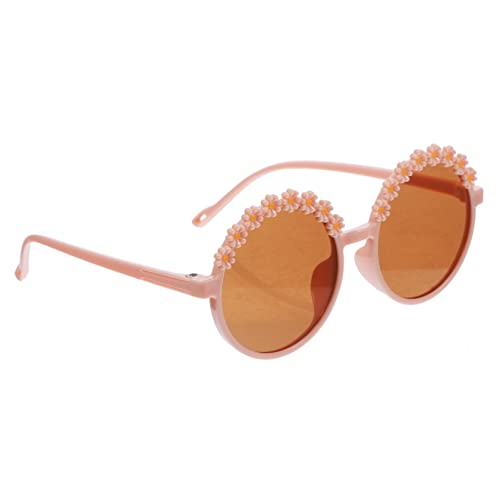 Beaupretty 1 Paar Kleine Gänseblümchen- Trendy Party- Led Rahmen Gänseblümchen-brille Brillenstütze Geburtstagsfeier Blumengläser Rosa von Beaupretty