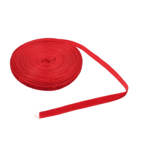 Beaupretty 1 Rolle Geschenkband Aus Flanell Bänder Verschiedene Bänder Zum Basteln Partyverpackungsband Bowknot -band Festival-geschenkband Farbiges Band Packband Vorhanden Polyester Rot von Beaupretty