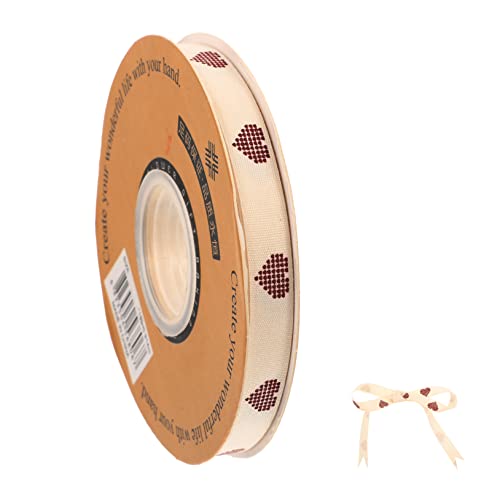 Beaupretty 1 Rolle Mit Liebe Bedruckte Geschenkbänder Weihnachtsdekorationen Dekorative Geschenkbänder Valentinstagsbänder Geschenkband Zum Basteln Geschenkband Baumband Aus Polyester von Beaupretty