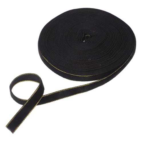 Beaupretty 1 Rolle Samtgewebe Wickelband DIY band dekoration Elegantes Bastelsband Bogen machen Band DIY Crafting Ribbon Geschenkband aus Samt Schleifen-Bastelband Black von Beaupretty