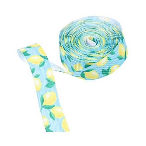 Beaupretty 1 Rolle Sommerfruchtmuster Dekoratives Band für Geschenkbänder Yards für Bastelprojekte Verpackungen und Festliche Dekorationen Leuchtende Farben von Beaupretty