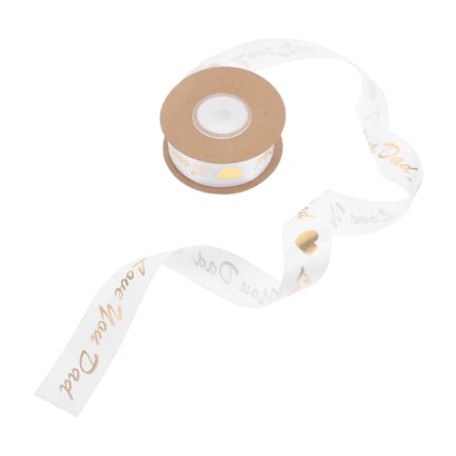 Beaupretty 1 Rolle Vatertagsband geschenkverpackung kuchen dekoration vatertagsgeschenk vatertag dekoration Geschenkideen Band für Blumen Geschenkbänder Vatertagsbänder Türband Polyester Weiß Beaupretty 1 Rolle Vatertagsband geschenkverpackung kuchen dekoration vatertagsgeschenk vatertag dekoration Geschenkideen Band für Blumen Geschenkbänder Vatertagsbänder Türband Polyester Weiß von Beaupretty